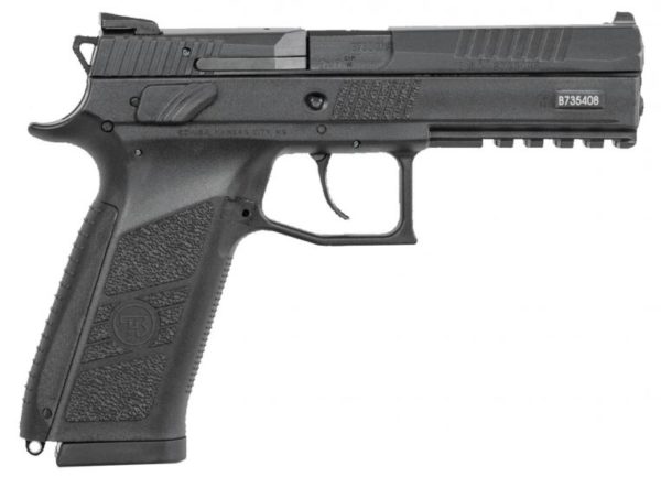 CZ P-09 9mm 4.53" BarrelFixed 3 Dot Sights 10+1 Black 01620