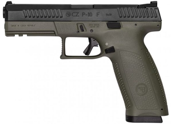 CZ 91545 P10 F 9MM OD/BLK NS 19RD