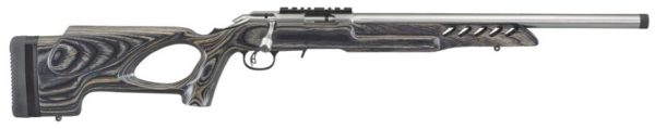 RUG 8366 AMER-RFTP 22LR 18 TARGET TH BLK LAM SS