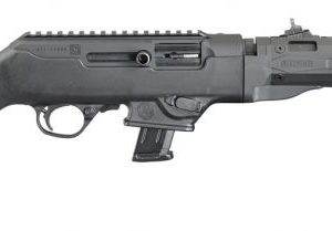 RUG 19116 PC CARBINE 9MM 16.12 FLT HG BLKSYN 10R