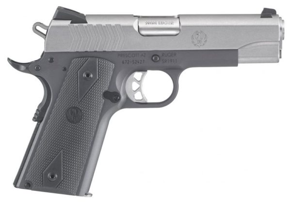 RUG 6722 SR1911 9MM 4.25 9RD SS/GREY