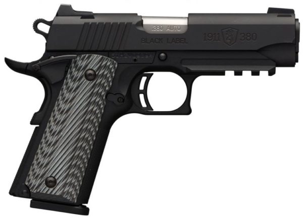 Browning 1911-380 Black Label 380ACP 3.625" Barrel W/ Steel 3... - Image 2