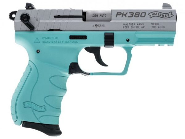 Walther PK380 380ACP Angel Blue/Nickel 5050325