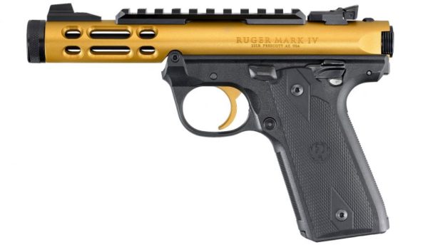 Ruger Mark IV 22/45 Lite Gold 22LR 4.4" Barrel 10+1 43926