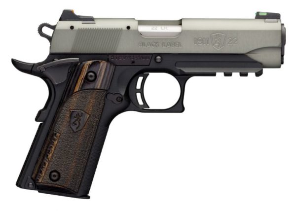 Browning 1911-22 Black Label Camper 3.625" Barrel W/ Fiber...