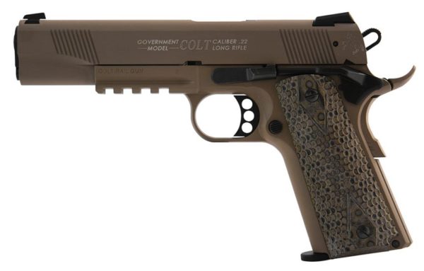 WAL 5170310 1911 22LR FDE RAIL 12RD