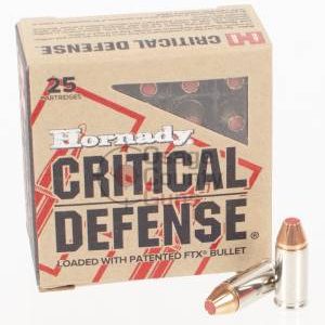 Hornady Ammo FTX CD, 60gr, 32 Auto, 25rd