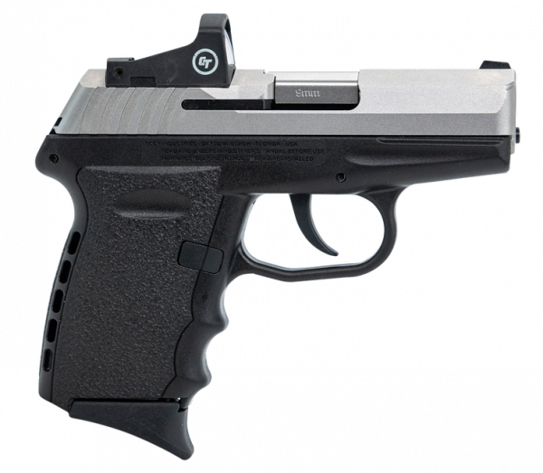 SCCY CPX-2 RD Stainless / Black 9mm 3.1" Barrel 10-Rounds Reflex Sight