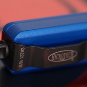 Microtech UTX-70 T/E Blue Partial Serrated