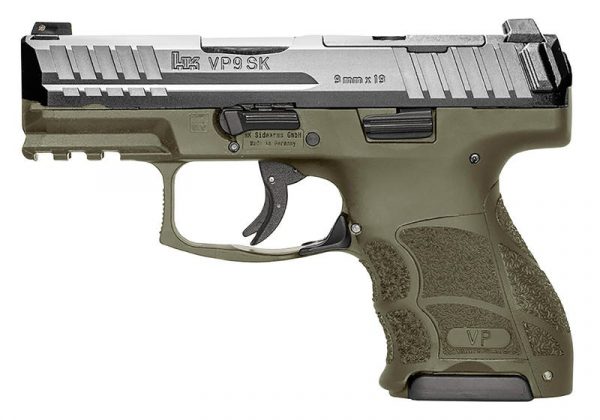 Heckler and Koch VP9SK OD Green 9mm 3.39" Barrel 13-Rounds