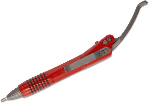 Microtech Siphon II RED Stainless Steel Pen