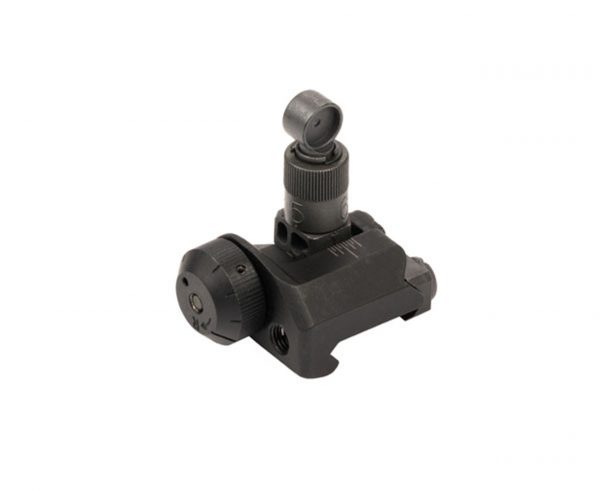KAC-Folding Micro Rear Sight, 200-600 Meter Adj. PN:98474