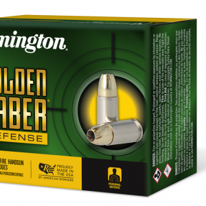 Remington Golden Saber Brass .45 ACP +P 185 Grain 20-Rounds HP