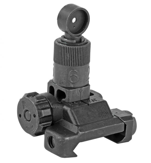 KAC-Folding Micro Rear Sight, 200-600 Meter Adj. PN:25650 - Image 2