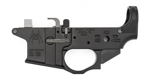 Spikes Tactical - 9mm Spider Stripped Lower - GLOCK