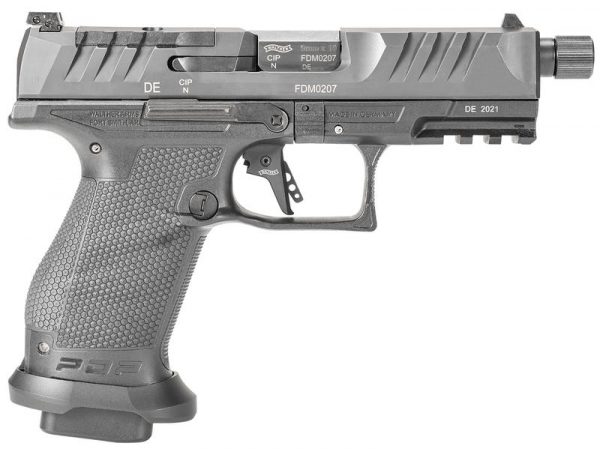 Walther PDP Compact Pro SD Steel 9mm 4.6" Barrel 15-Rounds Includes 3 Magazines