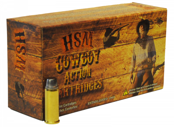 HSM/Hunting Shack Cowboy Action Brass .44 S&W Spl 240-Grain 50-Rounds SWC