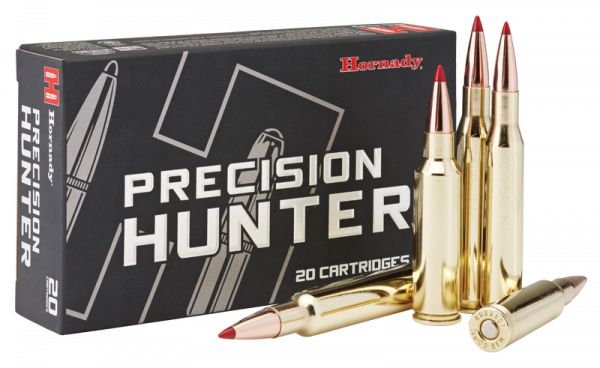 Hornady Precision Hunter 7mm Rem Mag 162-Grain 20-Rounds ELD-X