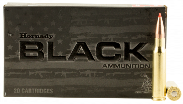 Hornady Black Brass .308 Win 168-Grain 20-Rounds A-Max