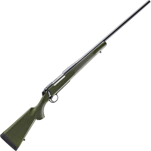 Bergara B-14 Hunter OD Green/Blued Bolt Action Rifle - 7mm Remington Magnum - 24in