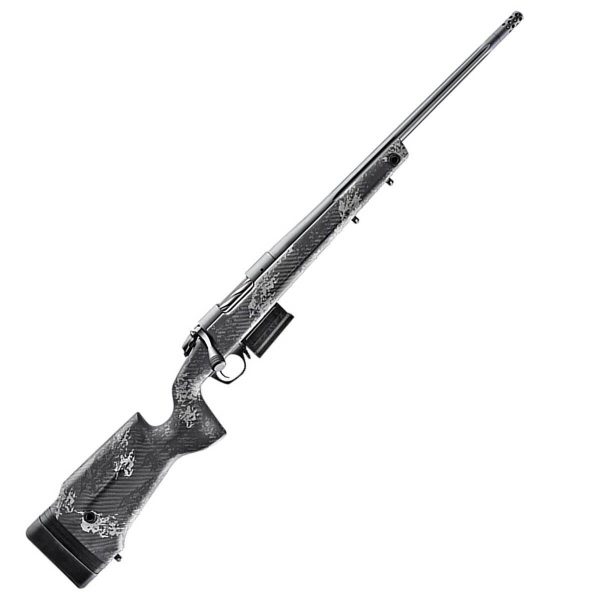 Bergara B-14 Squared Crest Sniper Grey Cerakote/Carbon Fiber Bolt Action Rifle - 6.5 Creedmoor - 20in