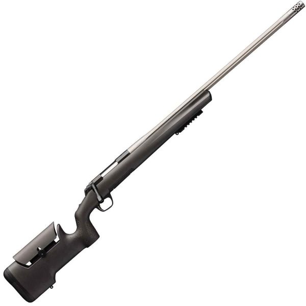 Browning X-Bolt Max Varmint/Target Stainless Satin Gray Bolt Action Rifle - 300 Winchester Magnum