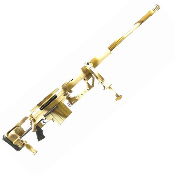 CheyTac M200 Intervention Cerakote/Shooter Camo Bolt Action Rifle - 375 CheyTac - 29in