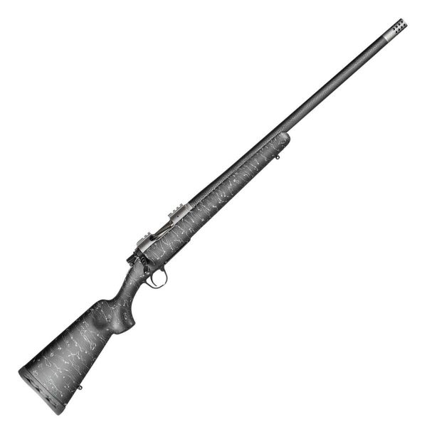 Christensen Arms Summit TI Natural Titanium Black w/ Gray Webbing Bolt Action Rifle - 6.5 Creedmoor