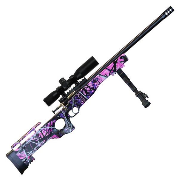 Crickett KSA2148 Precision Compact Muddy Girl Package Bolt Action Rifle 22 LR