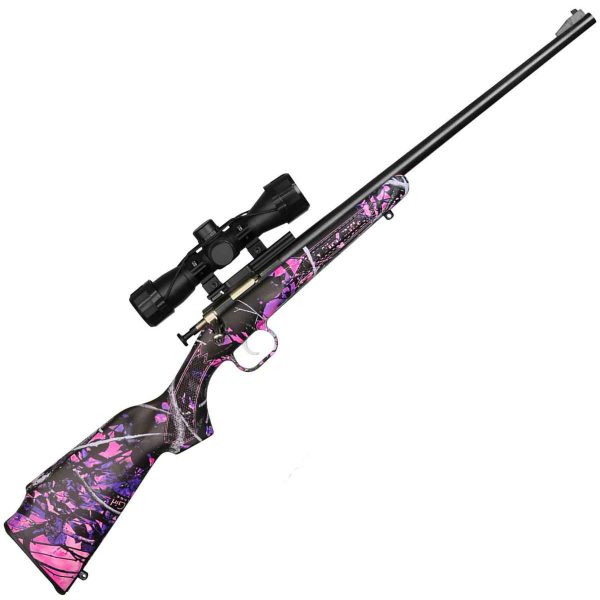 Crickett Muddy Girl With Scope Package Blued Single Shot Rifle - 22 Long Rifle