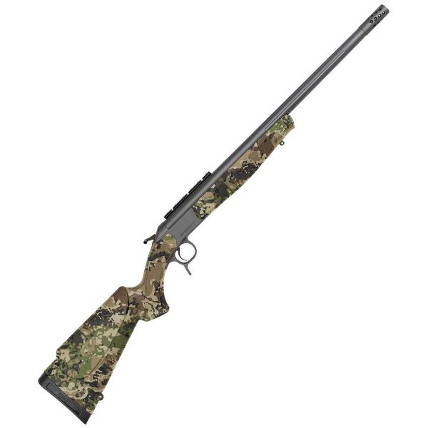 CVA Scout Takedown Sniper Gray Cerakote Killik Veil Summit Camo Break Action Rifle - 35 Whelen - 25in