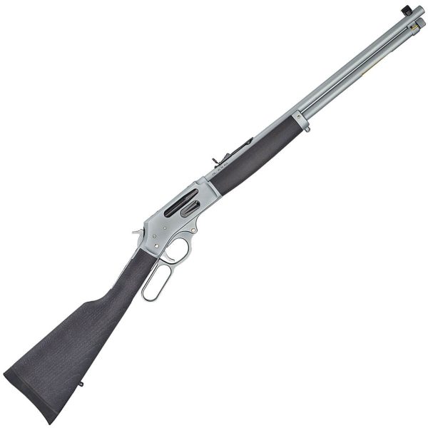 Henry All-Weather Side Gate Black/Silver Lever Action Rifle - 30-30 Winchester - 20in