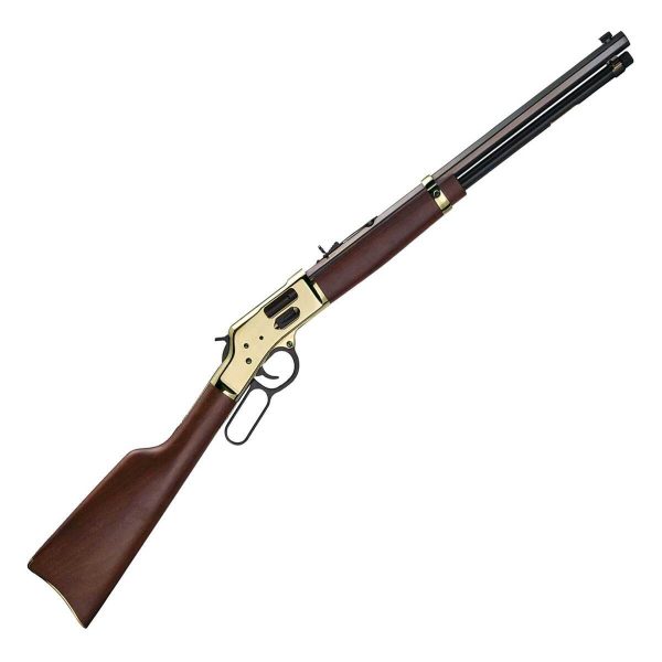 Henry Big Boy Brass Side Gate Polished Hardened Brass Lever Action Rifle - 357 Magnum - 20in