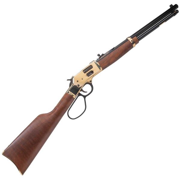 Henry Big Boy Brass Side Gate Polished Hardened Brass Lever Action Rifle - 357 Magnum - 20in