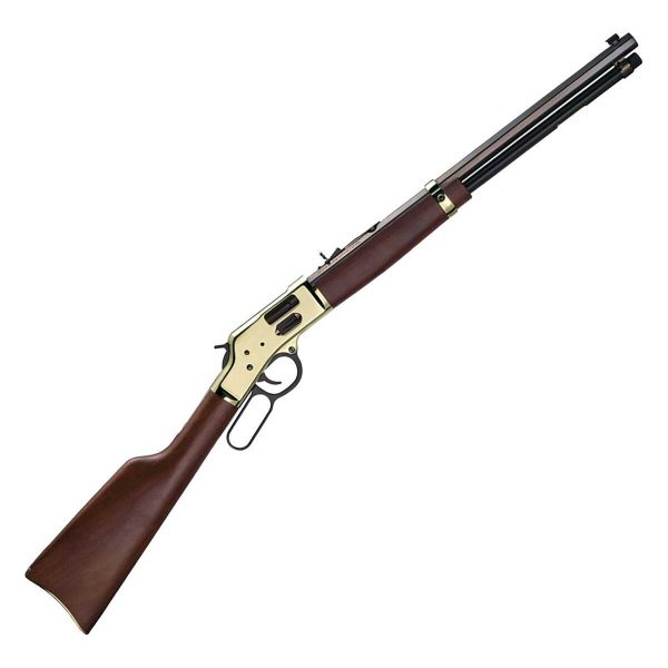 Henry Big Boy Brass Side Gate Polished Hardened Brass Lever Action Rifle - 44 Magnum - 20in