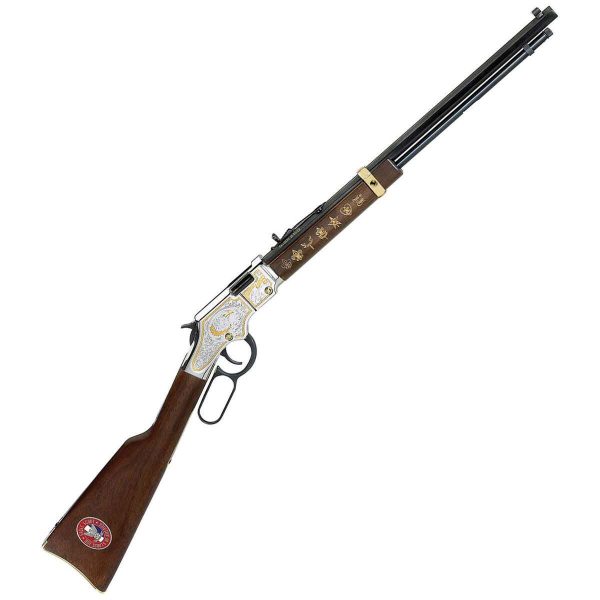 Henry Golden Boy Eagle Scout Tribute Edition 22 Long Rifle Blued Lever Action Rifle - 16+1 Rounds