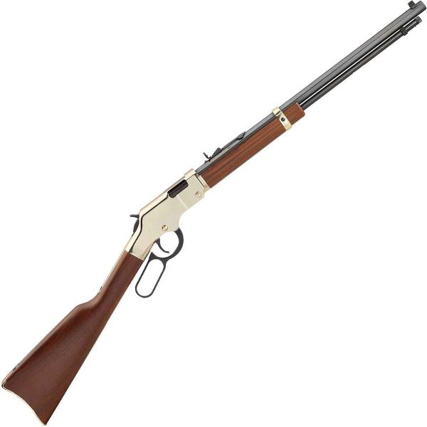 Henry Golden Boy Brasslite Blued Lever Action Rifle - 22 WMR (22 Mag) - 20in