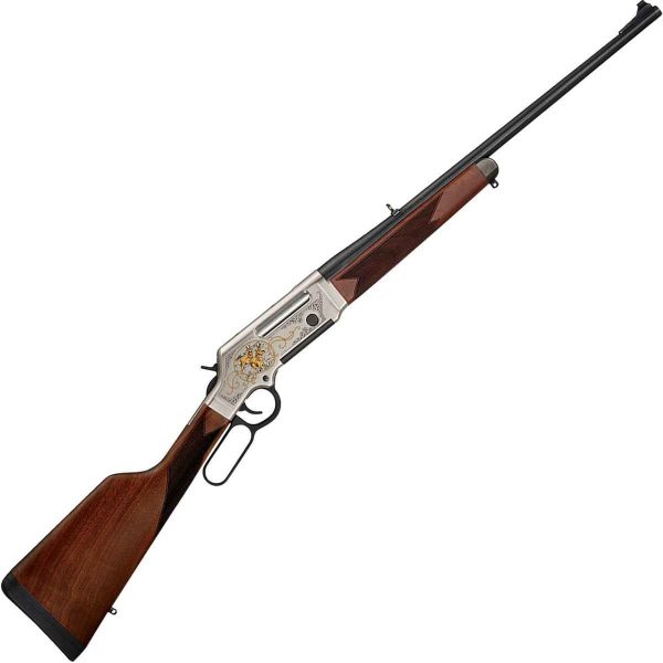 Henry Long Ranger Antelope Wildlife Edition Nickel Plated Lever Action Rifle - 243 Winchester