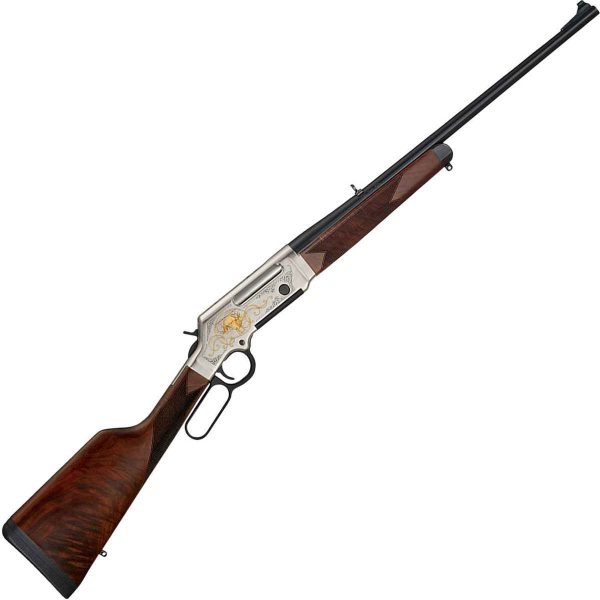 Henry Long Ranger Elk Wildlife Edition Nickel Plated Lever Action Rifle - 308 Winchester