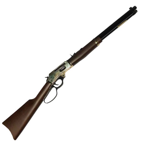 Henry Brass Lever Action Side Gate Polished Hardened Brass Lever Action Rifle - 30-30 Winchester - 20in