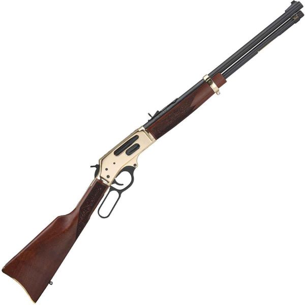 Henry Side Gate Brass/Blued Lever Action Rifle - 30-30 Winchester