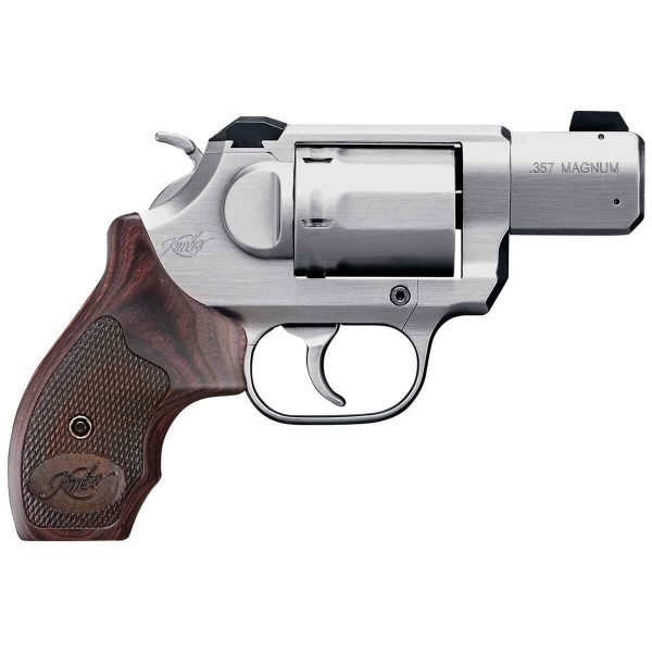 Kimber K6S DASA 357 Magnum 2in Brushed Stainless Steel Revolver - 6 Rounds