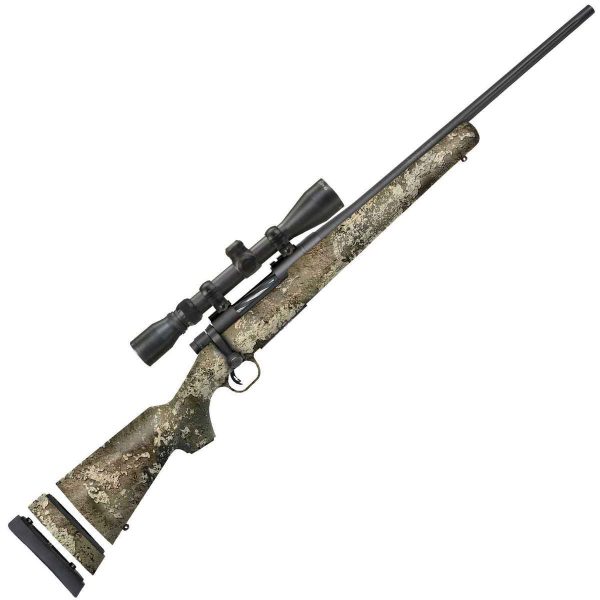 Mossberg Patriot Compact Super Bantam With Variable Scope Blued/Strata Camo Bolt Action Rifle - 7mm-08 Remington