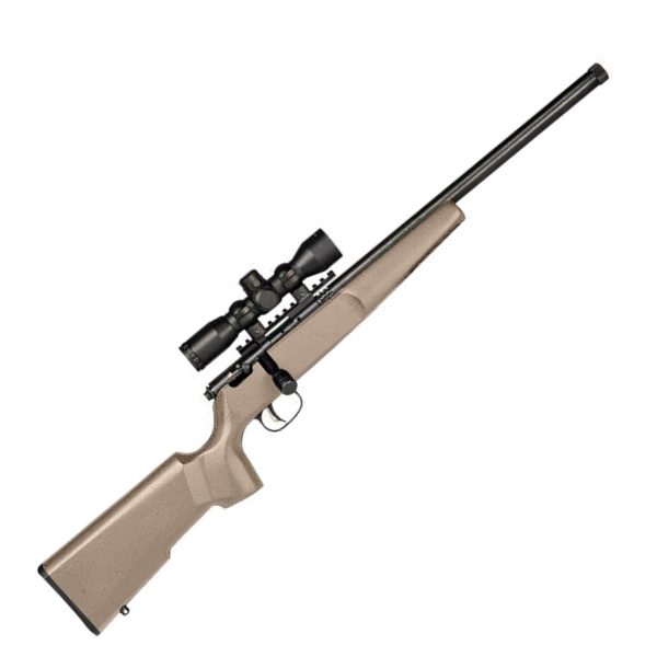 Savage Rascal Target XP Black/Flat Dark Earth Bolt Action Rifle - 22 Long Rifle - 16in