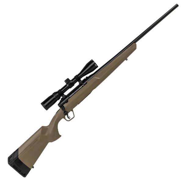 Savage Arms Axis II XP Scoped Black/FDE Bolt Action Rifle - 6.5 Creedmoor