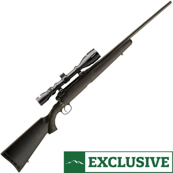 Savage Axis XP Scope Combo Bushnell 4-12x40mm Matte Black Bolt Action Rifle - 243 Winchester