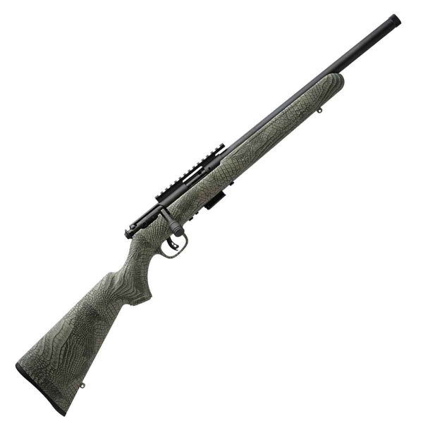 Savage Mark II FV-SR Matte Blued Gator Camo Bolt Action Rifle - 22 Long Rifle - 16.5in