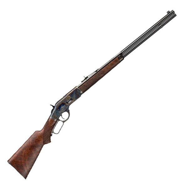 Winchester 1873 Deluxe Sporting Blued Lever Action Rifle - 44-40 Winchester - 24in