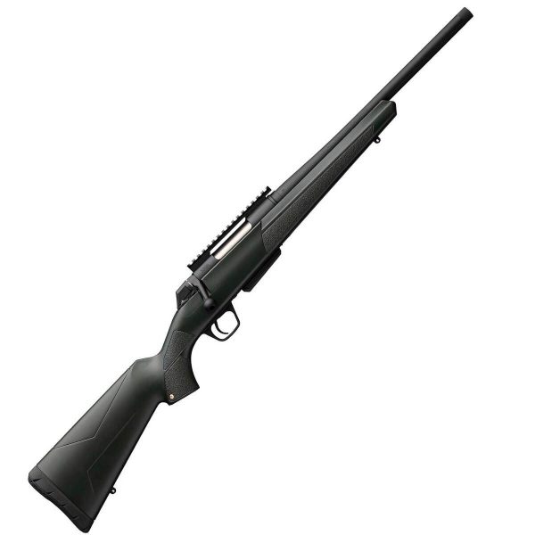 Winchester XPR Stealth Suppressor Ready Black Perma-Cote/Green Bolt Action Rifle - 270 WSM (Winchester Short Mag) - 16.5in