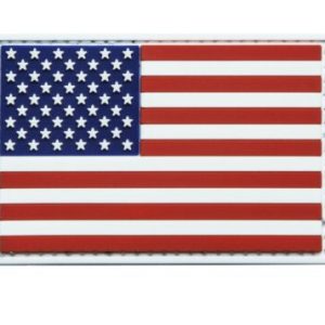 American Flag Vinyl Patch with Velcro